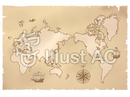 古地図イラスト 無料イラストなら イラストac