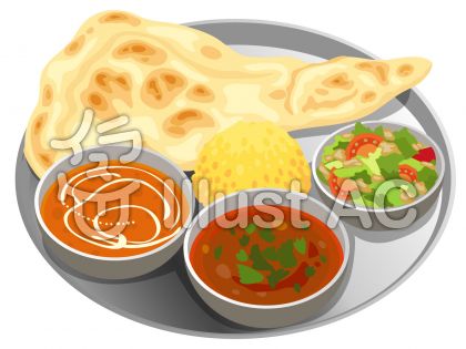 インド料理イラスト 無料イラストなら イラストac