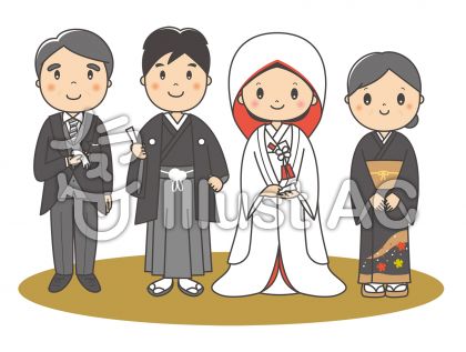 結婚式親族イラスト 無料イラストなら イラストac