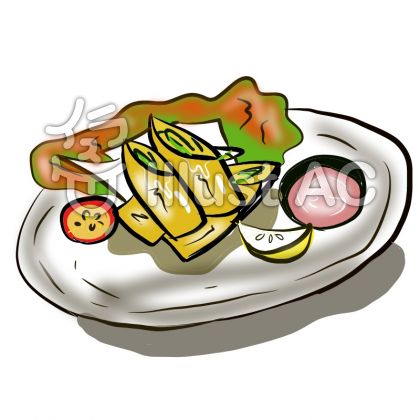 春巻きイラスト 無料イラストなら イラストac