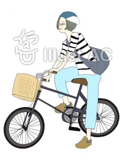 新しいコレクション 正面 自転車 乗る イラスト 最高の壁紙のアイデアcahd