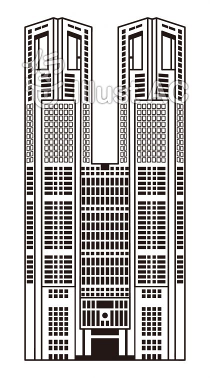 東京都庁イラスト 無料イラストなら イラストac