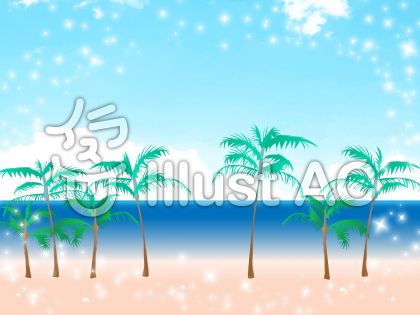 海水浴場イラスト 無料イラストなら イラストac