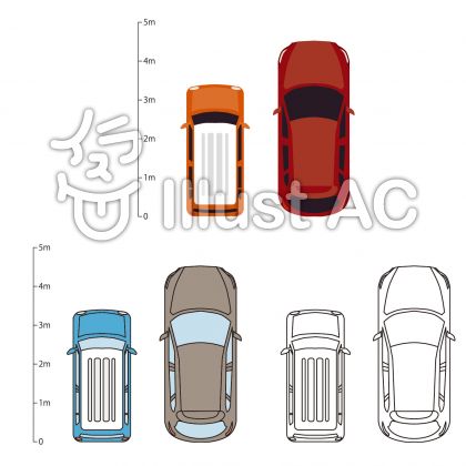 50 車 イラスト 上から 簡単 ただの車