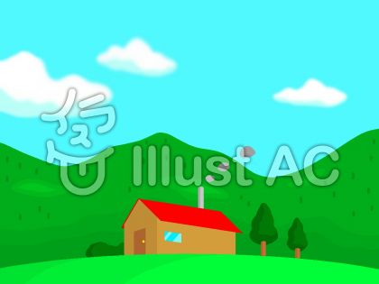 山小屋イラスト 無料イラストなら イラストac