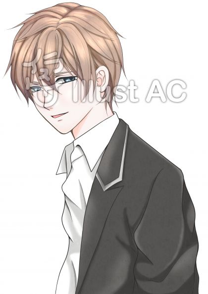 金髪男性イラスト 無料イラストなら イラストac