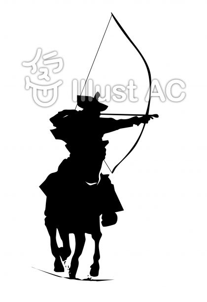 流鏑馬イラスト 無料イラストなら イラストac