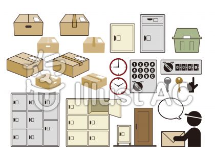 宅配ボックスイラスト 無料イラストなら イラストac