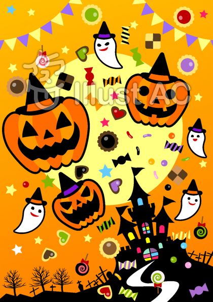 ハロウィン背景イラスト 無料イラストなら イラストac