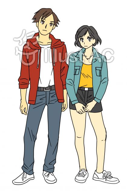 彼女と彼氏イラスト 無料イラストなら イラストac