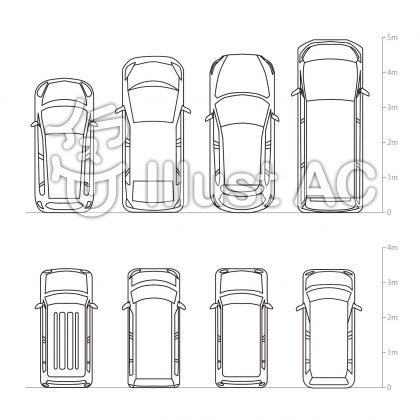 車平面イラスト 無料イラストなら イラストac