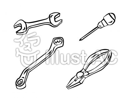 工具セットイラスト 無料イラストなら イラストac