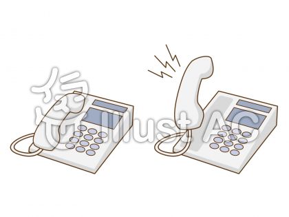 受話器イラスト 無料イラストなら イラストac