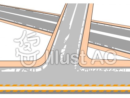 車道イラスト／無料イラストなら「イラストAC」