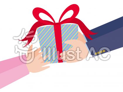 プレゼント渡すイラスト 無料イラストなら イラストac