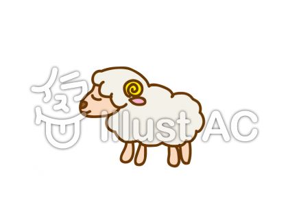 手書き ふわふわ ひつじ イラスト かわいい 猫 シルエット フリー